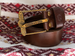 Leather Belt with Classic Buckle “Ruzsha"