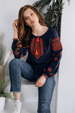 Navy Blouse “Carpathian”