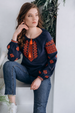 Navy Blouse “Carpathian”