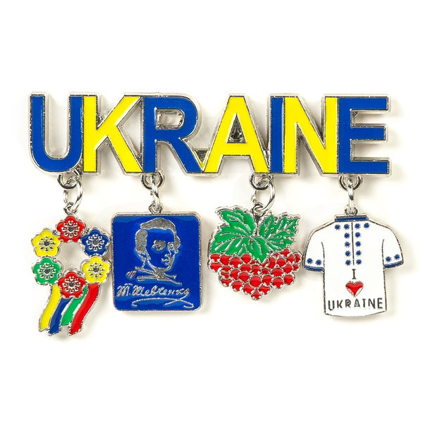 Metal Magnet “Ukraine”