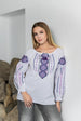 Blouse "Odarka"- Purple
