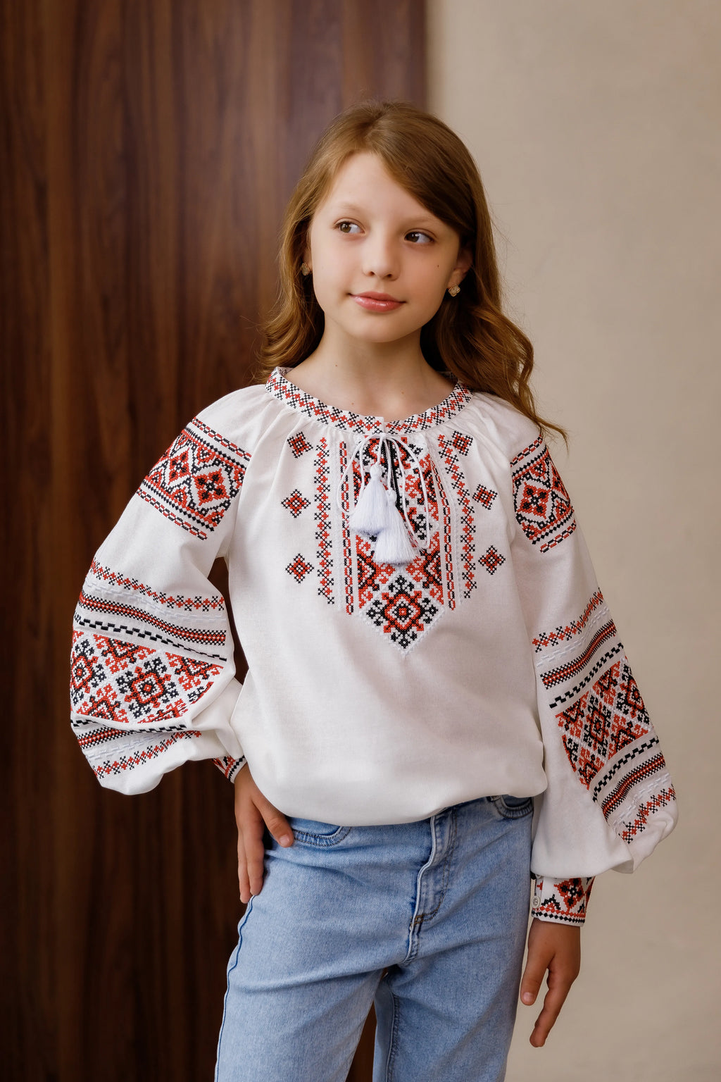 Girl's Blouse "Oksanka"