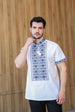 Men's Short Sleeve Vyshyvanka "Svyryd"