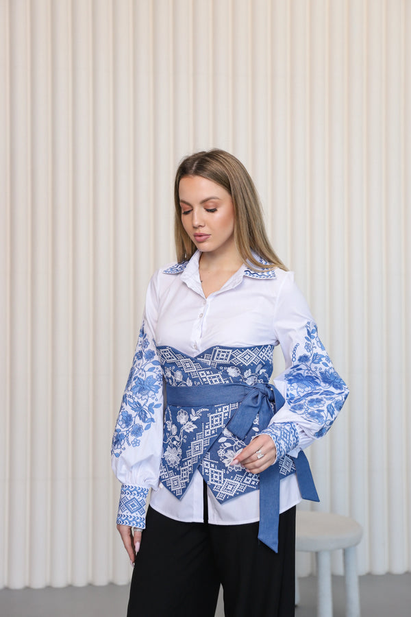 Blouse with Corset