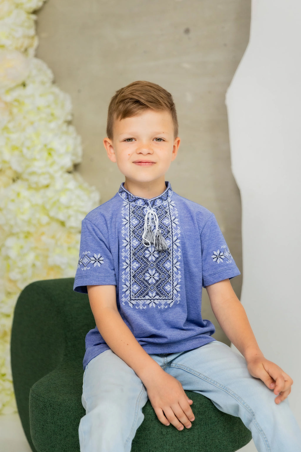Boy's Denim T-shirt "Ihor"