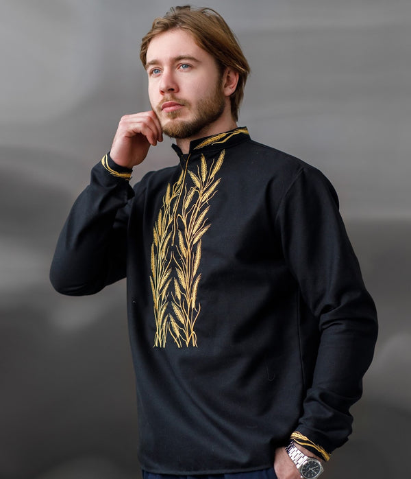Men's Embroidered Shirt "Kolosok"