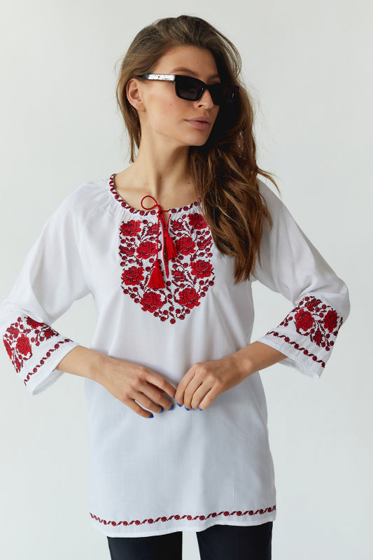 White Blouse "Rozaliya"