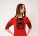 Red Women's Dress-“Varvara”