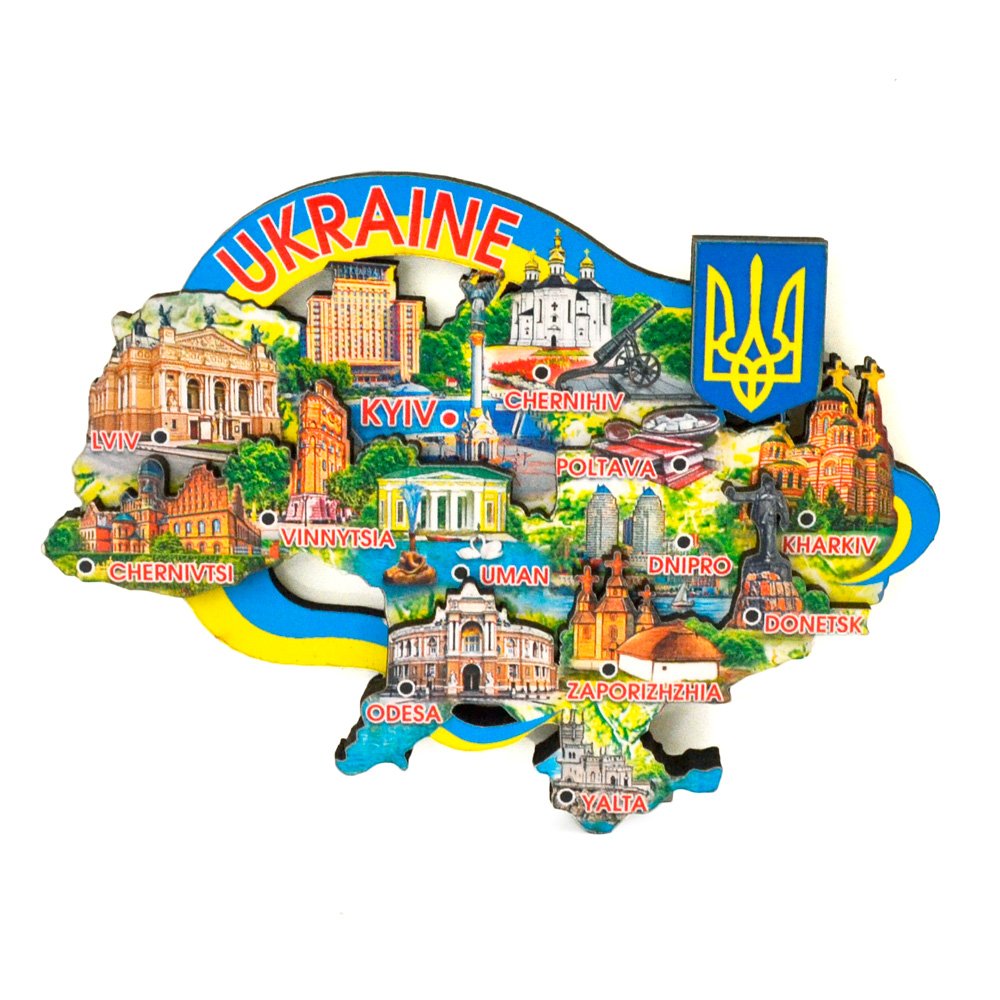 Magnet- “Map of Ukraine”