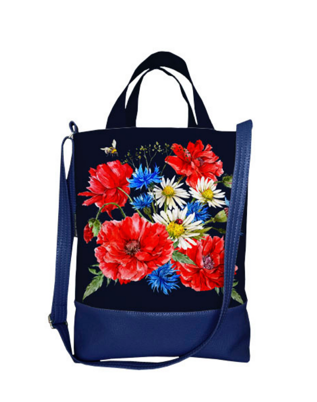 Large Tote Bag-“Field Flowers”
