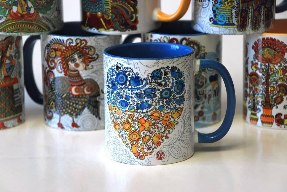 Ceramic Mug “Ukrainian Heart”