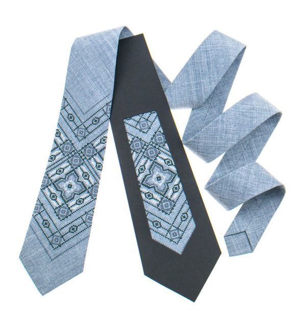 Embroidered Necktie