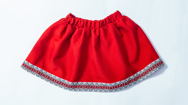 Baby Girl Skirt-Red