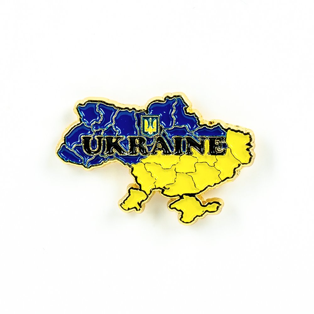 Lapel Pin “Map of Ukraine”