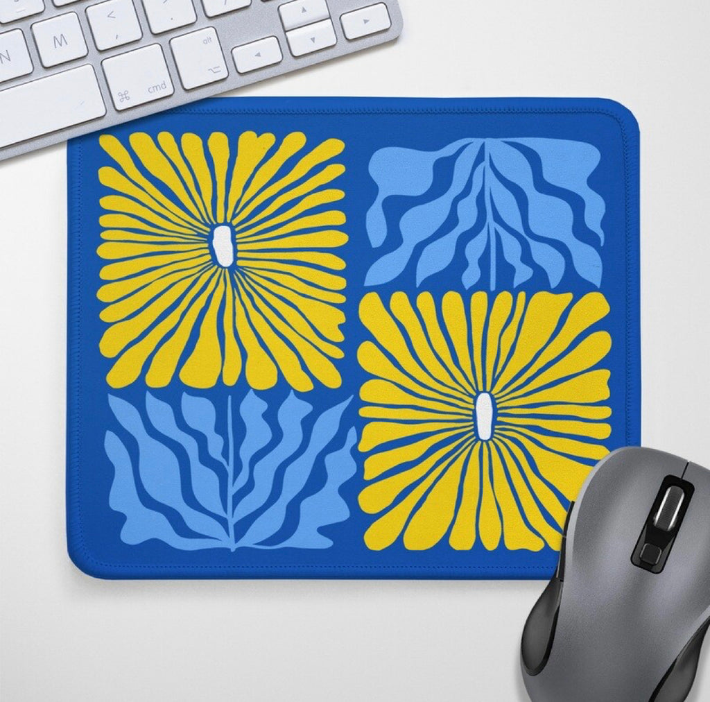 Mouse Pad “Blue and Yellow”