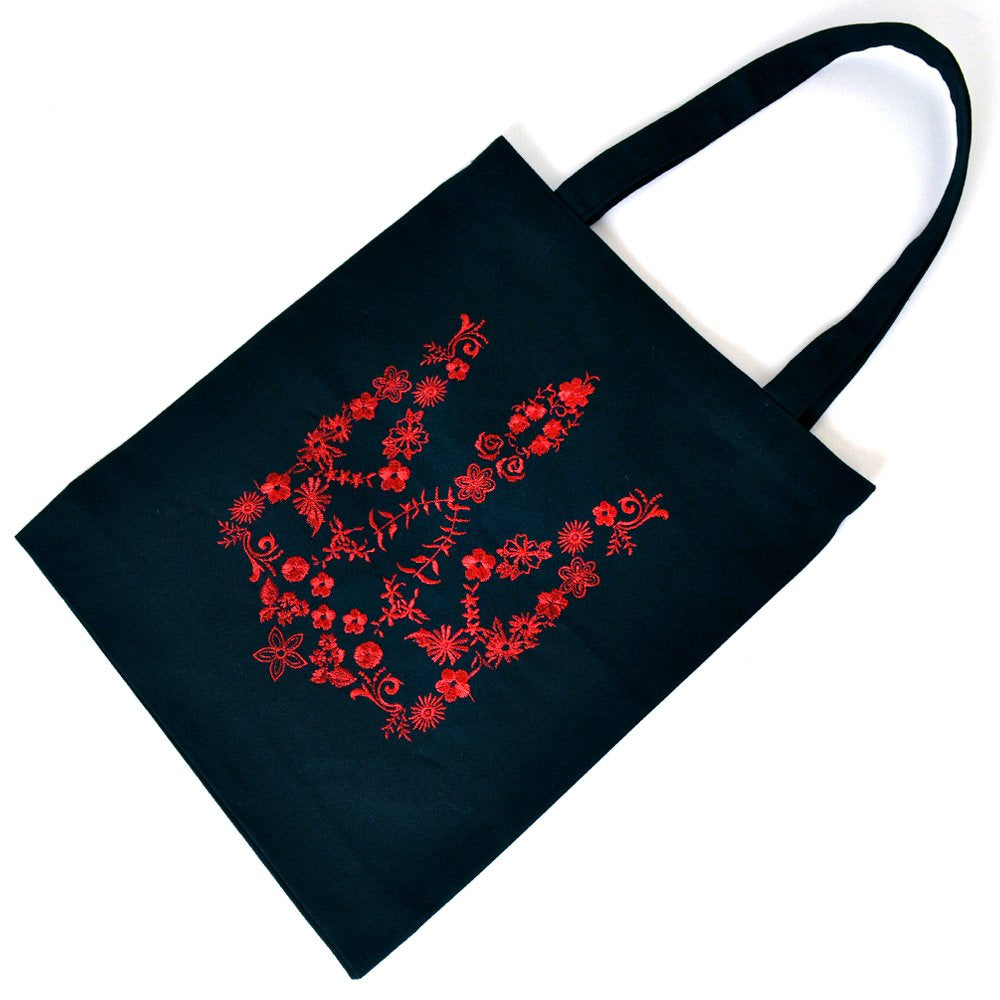 Reusable Tote “Red and Black”