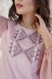 Contemporary Embroidered Blouse “Pink Goddess"