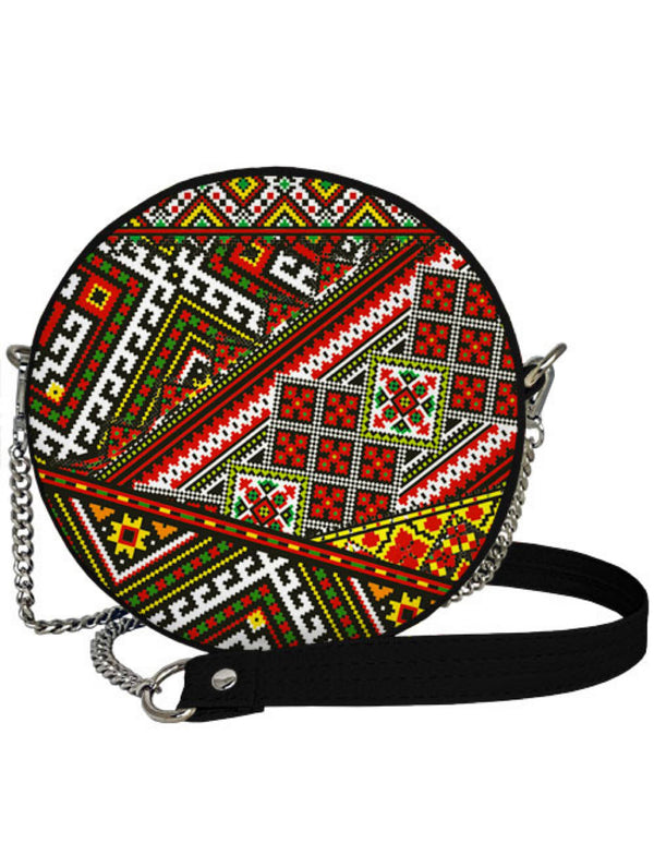 Round Purse “Vyshyvanka”