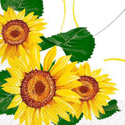 Paper Napkins “Sunflower” - 18 pk