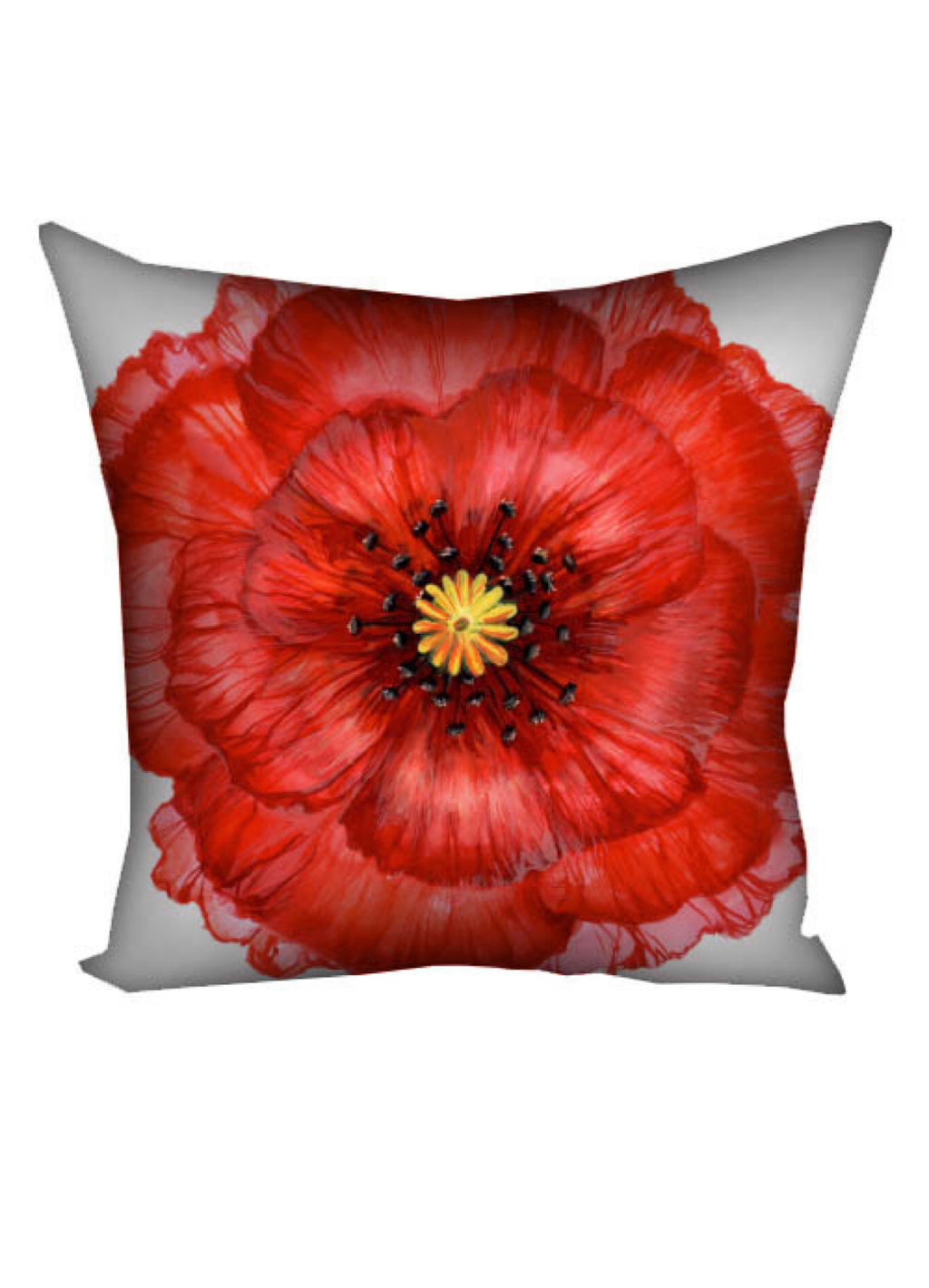 Decorative Pillow “Red Poppy”