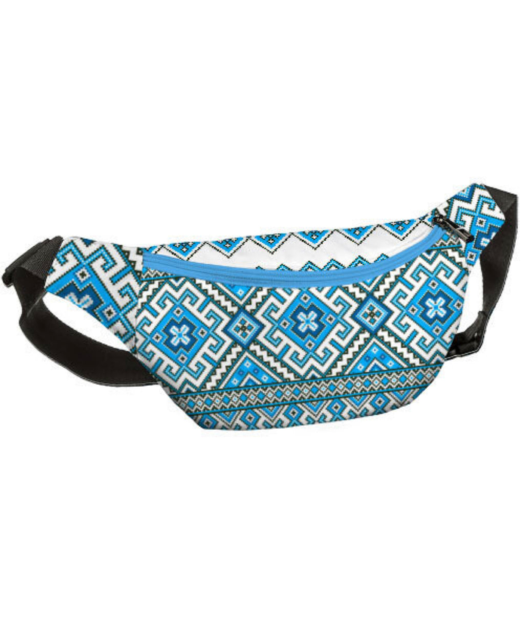 Bumbag “Blue Embroidery”