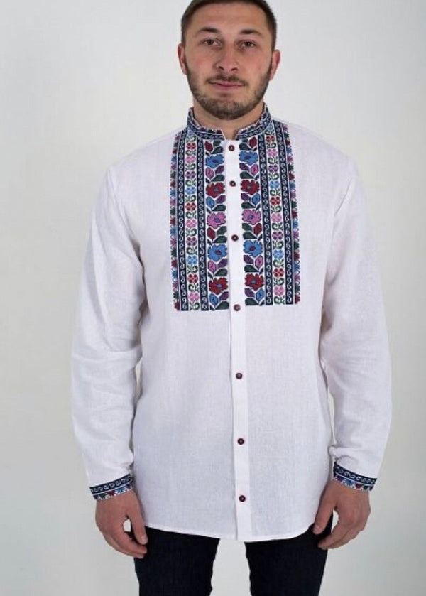 Men's Embroidered Shirt -“Ivana Kupala”