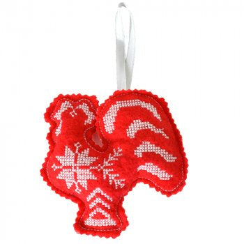 Christmas Tree Ornament- Rooster