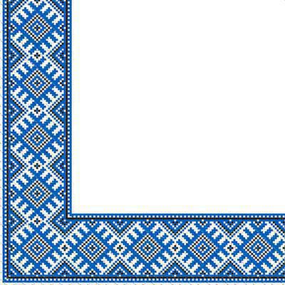 Paper Napkins “Etno Blue” - 50 pk