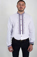 Men's Embroidered Shirt with Buttons-size m