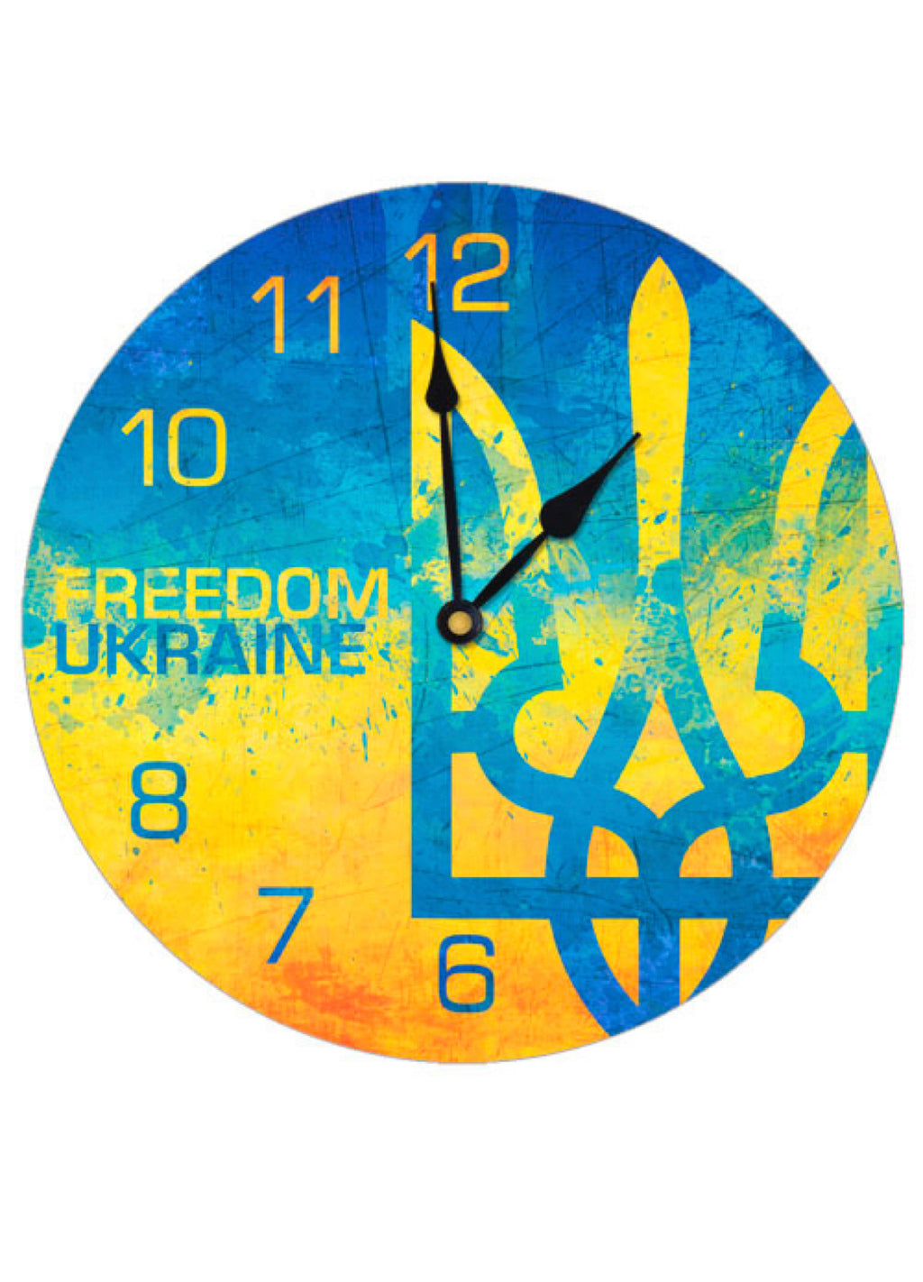 Wall Clock “Freedom Ukraine”