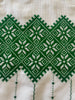 Green Hand Embroidered Rushnyk