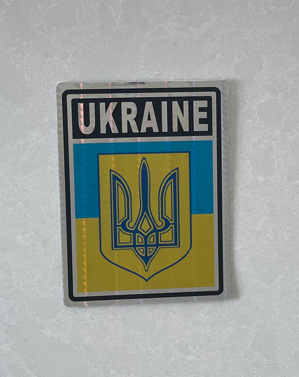 Small Ukraine Car Sticker