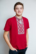 Kosar T-shirt - Red and Grey