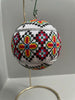 Hand-Embroidered Christmas Ornament