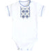 Short Sleeve Baby Onesie- “Blue and Yellow”